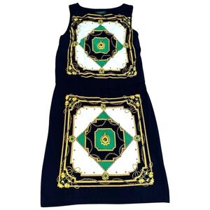 Lauren Ralph Lauren Black and Green Dress